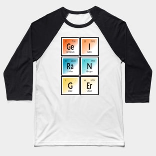 Geiranger | Periodic Table Baseball T-Shirt